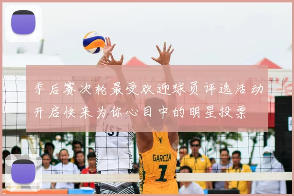 季后赛次轮最受欢迎球员评选活动开启快来为你心目中的明星投票